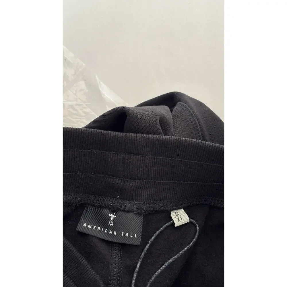 American Tall Wearever 2.0 Fleece Straight Leg Sweatpants Black Mens Medium XT